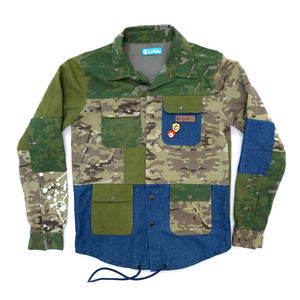 Cookies Camo Utility Patchwork Shirt Jacket Men’s Size Large